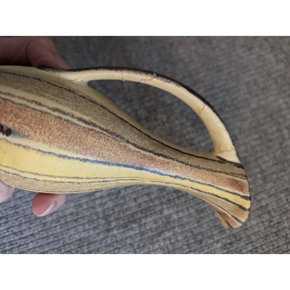 Bay Keramik 523-20 Abstract Ewer & Vessel Set, West German Pottery, VGC, 70s/MCM - Picture 8 of 9